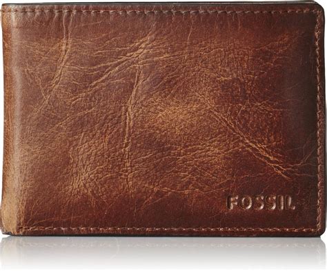 fossil wallets for men|genuine leather men's wallets.